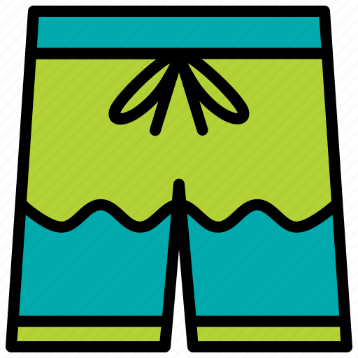 Pants, beach, vacation, swim, suit, short, summer icon - Download on Iconfinder