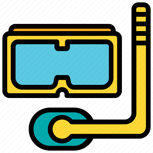 Diving, beach, vacation, scuba, snorkeling, diving googles icon - Download on Iconfinder