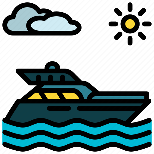 Boat, vacation, yacth, ship, sea, vehicle icon - Download on Iconfinder