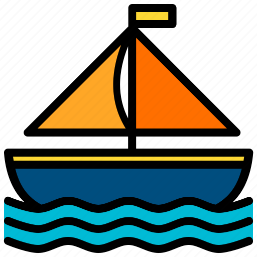 Sailboat, boat, sail, sailing, sea, sport icon - Download on Iconfinder
