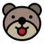 bear, emoji, emoticon, happy, kawaii 