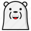 bear, emoji, emoticon, expression, laugh 