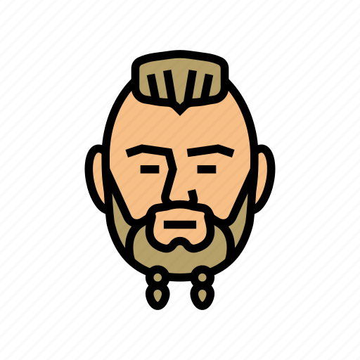 Viking, beard, hair, style, face, male icon - Download on Iconfinder
