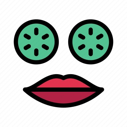 Beauty, cucumber, lips, makeup, salon icon - Download on Iconfinder