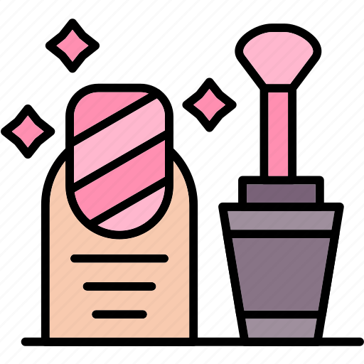 Nail, polish, beauty, brush, cosmetics, makeup, spa icon - Download on Iconfinder