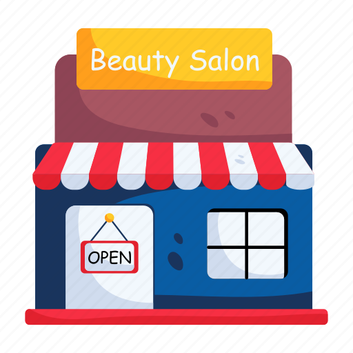 Beauty studio, beauty salon, salon building, beauty parlour, salon icon - Download on Iconfinder