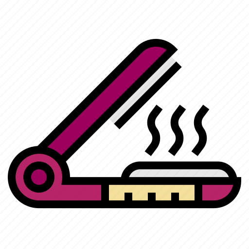 Beauty, hair, hairdress, hairdressing, iron icon - Download on Iconfinder