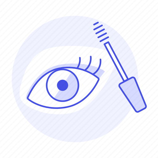 Applicator, beauty, brush, cosmetic, eye, eyelash, make icon - Download on Iconfinder