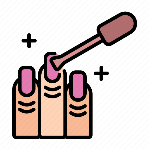 Manicure, nail, polish, varnish, paint, painting, finger icon - Download on Iconfinder