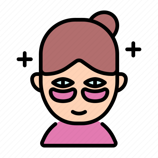 Eye, mask, under, skincare, face, beauty, spa icon - Download on Iconfinder