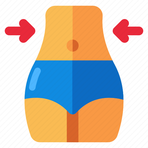 Slim waist, smartness, weight loss, belly, body icon - Download on Iconfinder