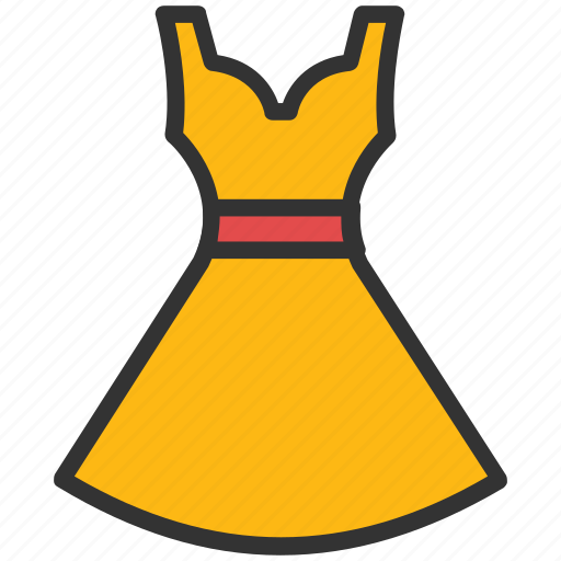 Clothing, frock, party dress, prom dress, sundress icon - Download on Iconfinder