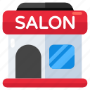 salon, beauty parlor, shop, outlet, commerce