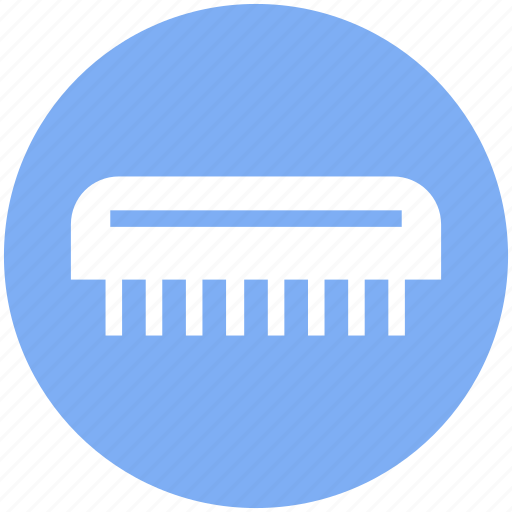 Beauty, brush, comb, flat comb, hair comb, wide tooth comb icon - Download on Iconfinder