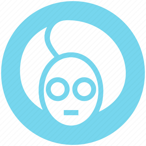 Face, mask, relax, spa, towel, wellness, woman icon - Download on Iconfinder
