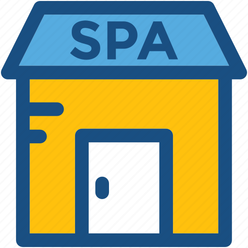Beauty salon, building, salon, spa, spa building icon - Download on Iconfinder