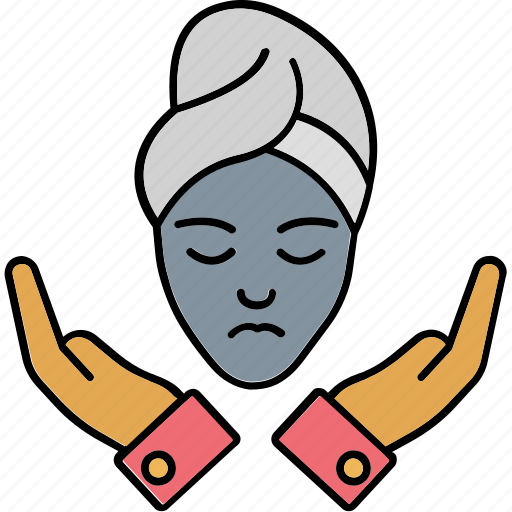Forehead massage, herbal treatment, holistic health, home remedies icon - Download on Iconfinder