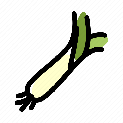 Vegan, foods, leek, fruit, vegetable, food, plant icon - Download on Iconfinder