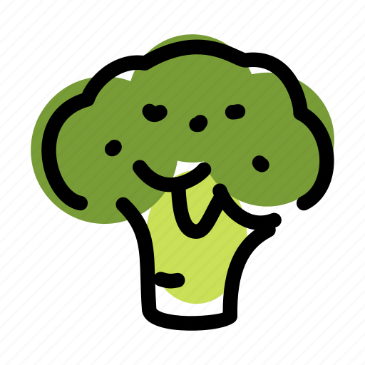 Vegan, foods, broccoli, fruit, vegetable, food, plant icon - Download on Iconfinder