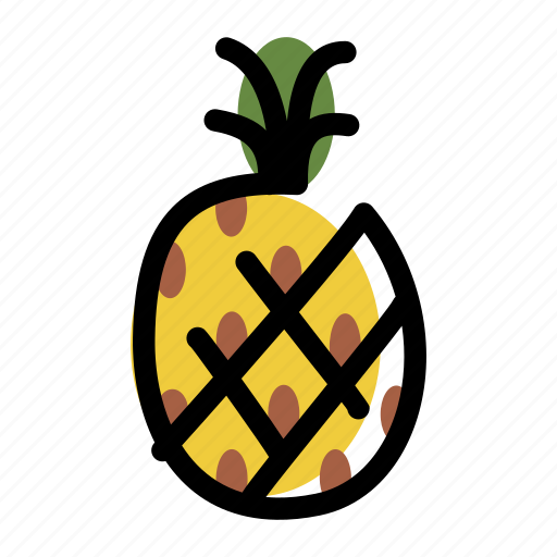 Vegan, foods, pineapple, fruit, fruits, food, plant icon - Download on Iconfinder