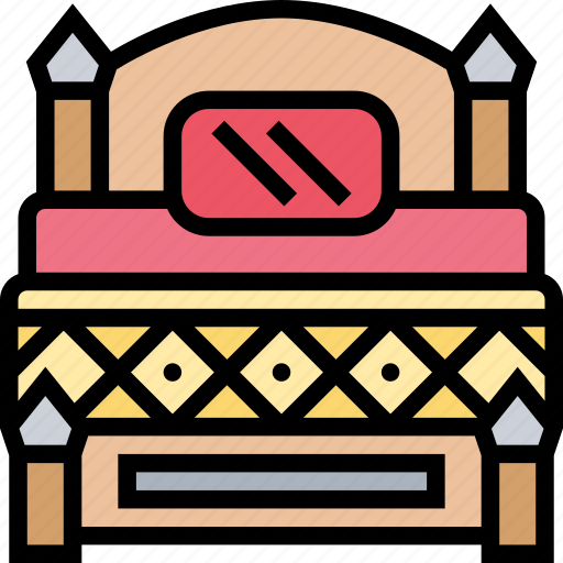 Bed, pillow, duvet, bedroom, sleep icon - Download on Iconfinder