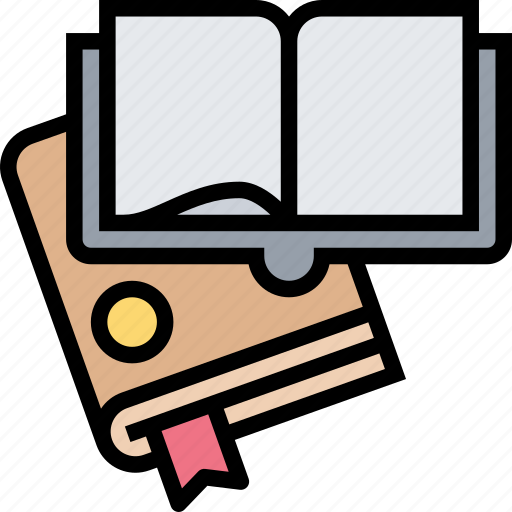 Book, reading, study, literature, diary icon - Download on Iconfinder