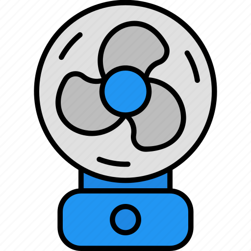 Fan, ventilation, electric, equipment, cooling, appliance, home icon - Download on Iconfinder