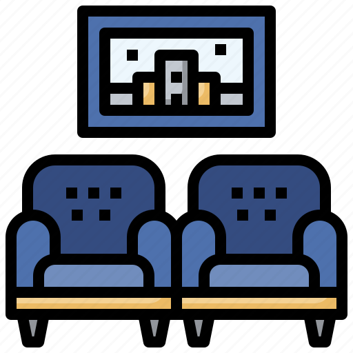 Armchair, sofa, couch, furniture, household icon - Download on Iconfinder