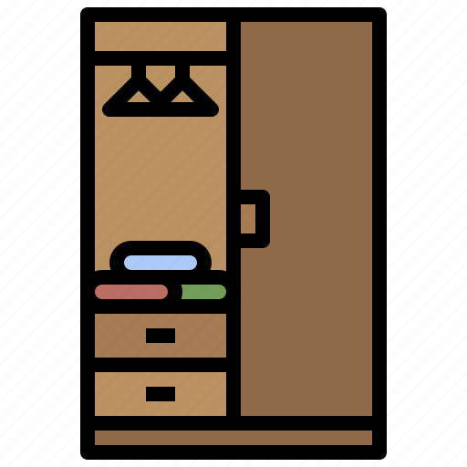 Wardrobe, furniture, clothes, household, closet icon - Download on Iconfinder