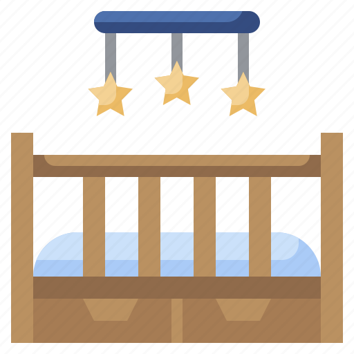 Baby, crib, toy, bed, bedroom icon - Download on Iconfinder