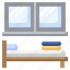 bedroom, window, bed, furniture 