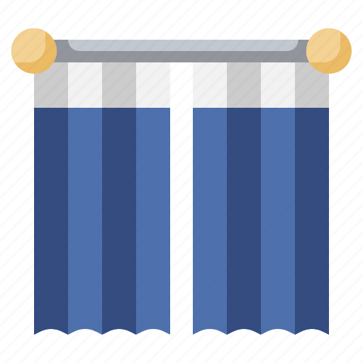 Curtain, bedroom, decoration, window icon - Download on Iconfinder