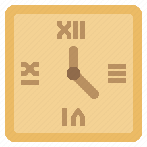 Wall, clock, time, date, hour, bedroom icon - Download on Iconfinder