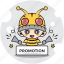 bee, character, costume, discount, emoticon, mascot, promotion 