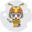 bee, character, costume, doctor, emoticon, health, mascot 
