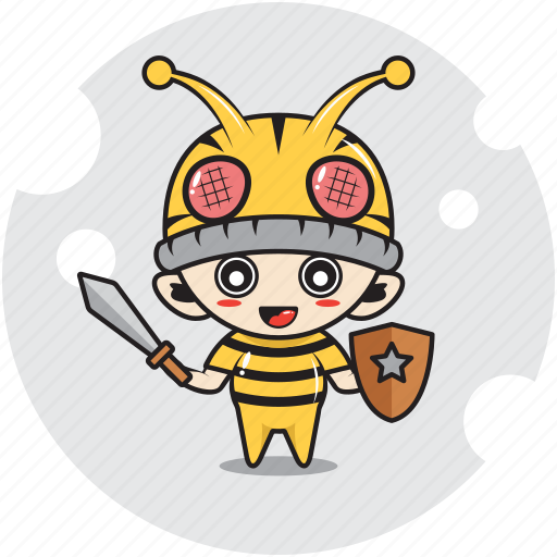 Activity, bee, character, costume, emoticon, game, mascot icon - Download on Iconfinder