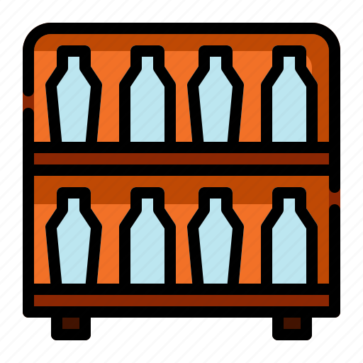 Alcohol, rack, bottle, bar, storage, wine icon - Download on Iconfinder