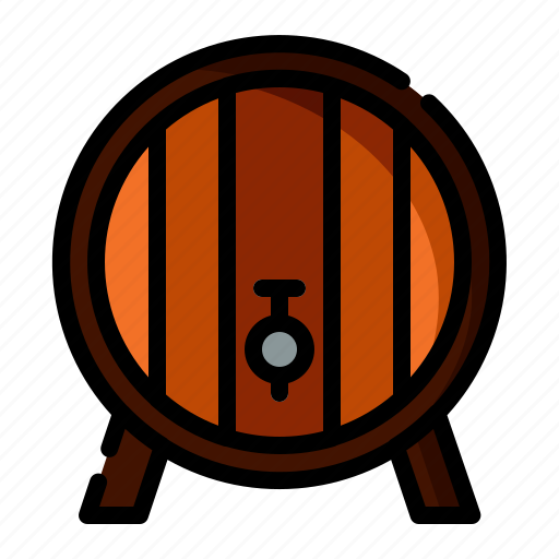 Barrel, keg, cask, beer, alcohol, drink icon - Download on Iconfinder
