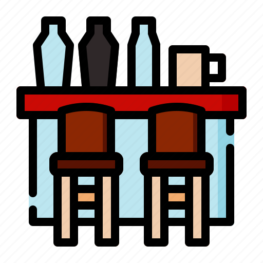Glass, pub, alcohol, beer, bar, bottle icon - Download on Iconfinder