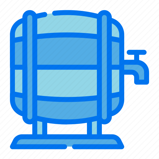 Barrel, beer, alcohol, pub, keg, water icon - Download on Iconfinder