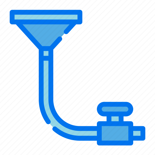 Funnel, filter, liquid, water, cone icon - Download on Iconfinder