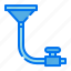 funnel, filter, liquid, water, cone 