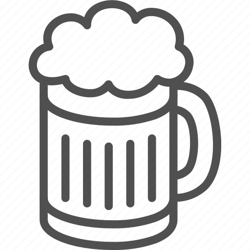 Alcohol, bar, beer, brewery, mug, pint, pub icon - Download on Iconfinder
