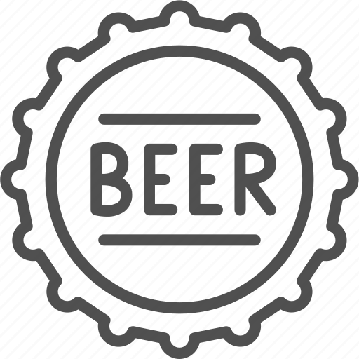 Bar, beer, bottle, brewery, cap, pint, pub icon - Download on Iconfinder