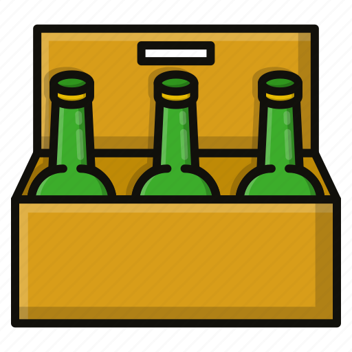 Basket, beer, bottle, drink icon - Download on Iconfinder