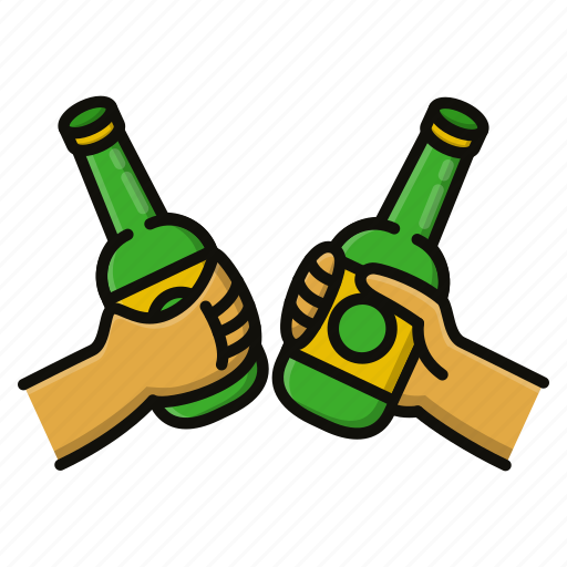 Alcohol, beer, bottle, cheers icon - Download on Iconfinder