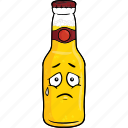 alcohol, beer, bottle, brew, cartoon, emoji 