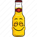 alcohol, beer, bottle, brew, cartoon, emoji