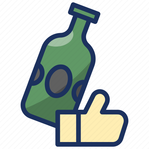 Wine, bottle, food, juice, drink, review, dislike icon - Download on Iconfinder