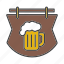 alehouse, bar, beer, beer mug, pothouse, pub, signboard 